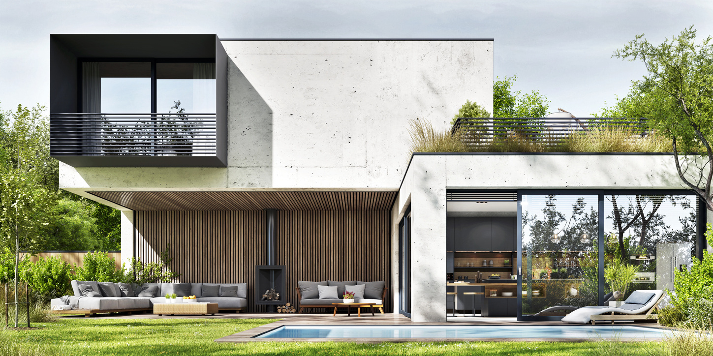 Modern-house-with-pool